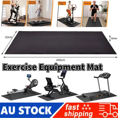 2M Exercise Equipment Mat Treadmill Floor Protector Home Gym Pad Fitness Yoga • $63.95