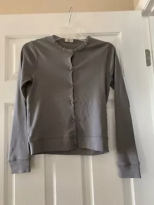 NWT J Crew Grey Cotton Cardigan In Size S • $38