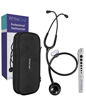 Premium Stethoscope With Stunning Case And Eye Examination Light - Professional • $19.99