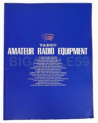 Yaesu Amateur Radio Equipment Catalog 1995? Transceivers Receivers &Equipment #1 • $29.95