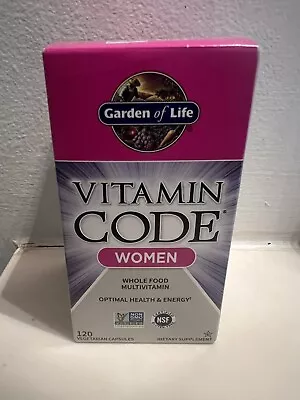 Garden Of Life Vitamin Code Women 120 Ct Exp 02/2025 • $22