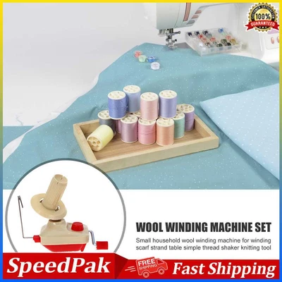 £19.55 • Buy Knitting Wind Wool Table Clasp Swift Yarn String Ball Winder Holder Machine