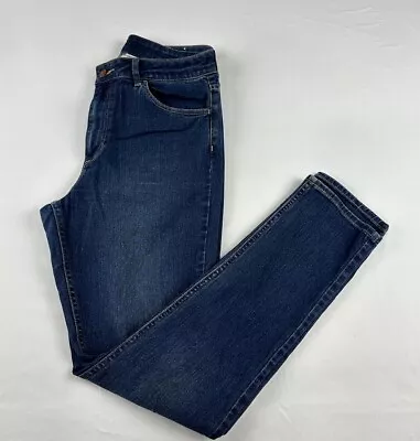 H&M Jeans Women's Size 30 Skinny Ankle High Waist Blue Denim Stretch Modern • $14.88
