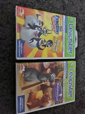 Leapfrog Leapster The Penguins Of Madagascar Game And Ratatouille  • £5.99