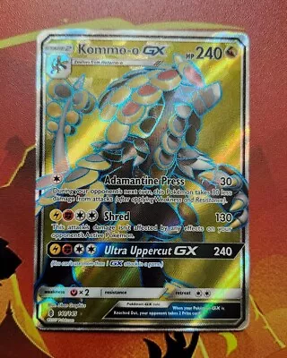 Kommo-o GX - #141/145 - Pokemon Guardians Rising Sun&Moon Full Art Ultra Rare LP • $4.54