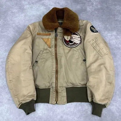 Buzz Rickson's Type B-15A Flight Jacket Beige Mens Size 36 M From Japan • $498