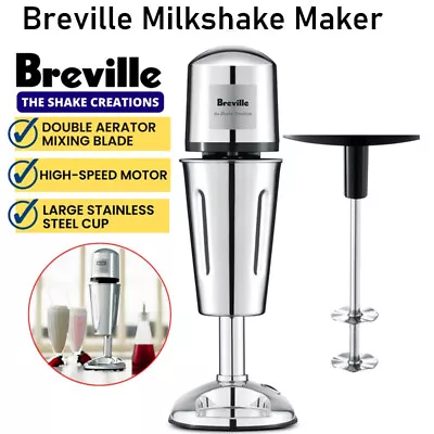 Breville Milkshake Maker Mixer Electric Drink Thickshake Blender W Stainless Cup • $119