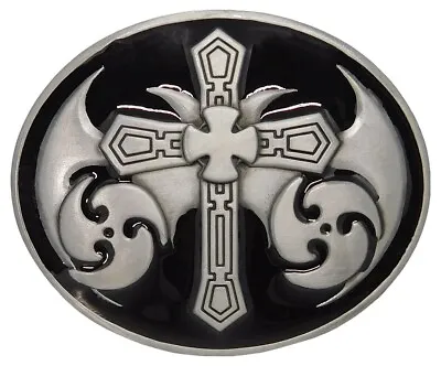 Warrior Of Light Celtic Cross Oval Belt Buckle • $12.88