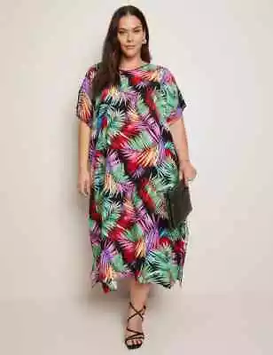 NWT $129 Autograph Cold Shoulder Kaftan Dress Size 20 • $50