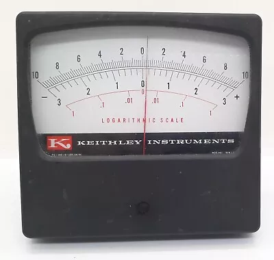 Keithley Instruments Model 461 Panel Meter Logarithmic Scale FS=100-0-100 UA DC • $39.99