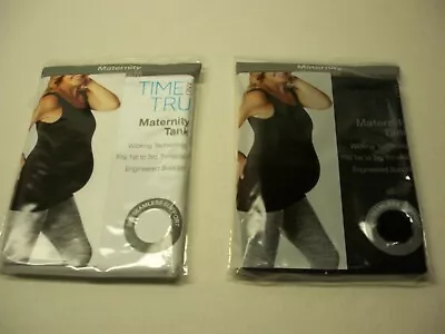 NEW Time And Tru Maternity Tank Tops Both Size S  NWT - Lot Of 2 • $16