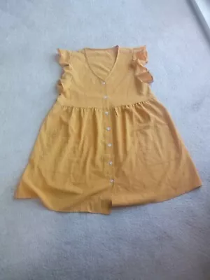 £1.50 • Buy Ladies Dress Size M With Pockets And Buttoned Front