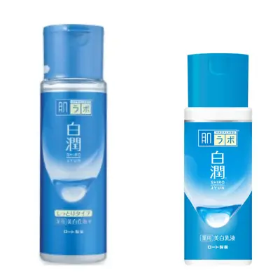 Hada Labo Shirojyun Moist Type Whitening Moisturizing Toner & Milky Lotion Set • $22