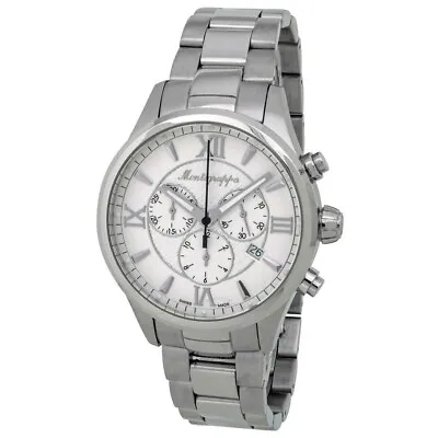 MONTEGRAPPA Fortuna Silver Dial And Bracelet Watch IDFOWCIJ • $379.58