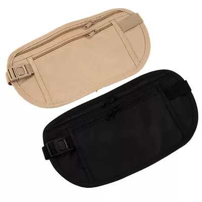 £3.79 • Buy Invisible Travel Waist Packs Pouch For Passport Money Belt Bag Hidden Wallet Kt