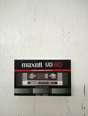 Maxell UD 60 Cassette Tape Blank Ultra Dynamic NEW Sealed • $6.69