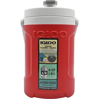 IGLOO Latitude Half Gallon Water Jug - Red • $21.99