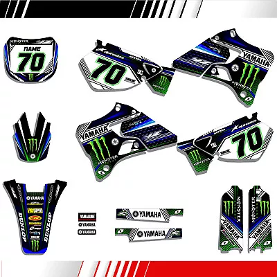 Kit Graphics For Yamaha Yz 125 Yz 250 / 1996 1997 1998 1999 2000 Decals Stickers • $124.99
