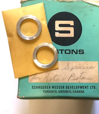 Ski Doo Rotax Piston Spacer Set Of 2 New Old Stock Schroeder Brand Vintage • $13.99