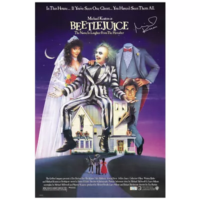 Michael Keaton Autographed 1988 Beetlejuice 16x24 Movie Poster * Juice Is Loose! • $381