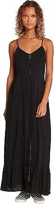 Volcom 290355 Women's Luv Hangover Maxi Dress Black Size S • $50.15