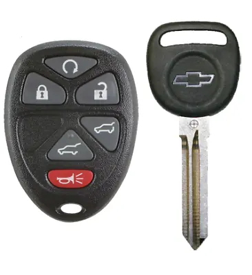 Keyless Entry Remote For Chevrolet + Transponder Chip Key With Logo • $17.99