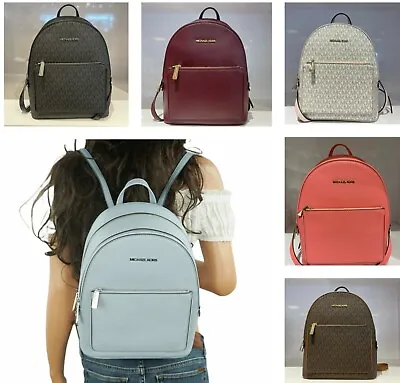 $179 • Buy Michael Kors Adina Medium Backpack Pvc/pebbled Leather $398