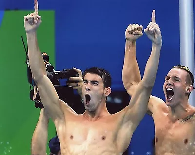 Michael Phelps Usa Olympic Rio Swimming 8x10 Sport Photo (rio) • $2.99