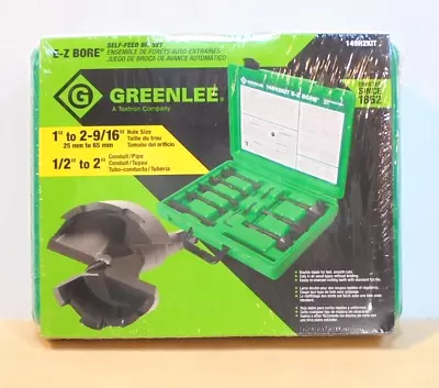 Greenlee E-Z Bore Contractor Kit 149H2KIT - 1/2  To 2  Conduit & Pipe Self Feed • $125