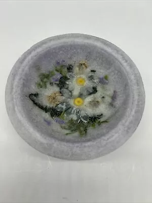 Habersham Candle Company Wax Vessel Bowl Flameless Scented Candle 6.75” Lavender • $25