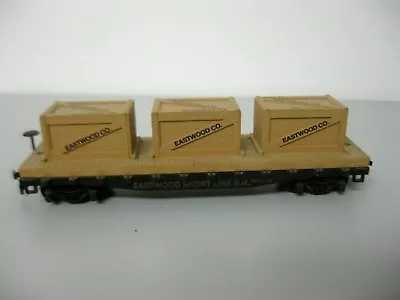  Mantua HO Flat Bed Car 8156 Eastwood Short Line RR  • $18.86