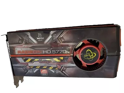 Radeon XFX ATI HD 5770 1GB VC DDR5 PCI*E (HD-577A-ZNFC)  1 HDMI DVI (PARTS ONLY) • $9.87