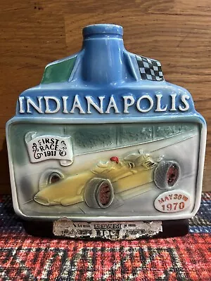 FREE SHIP Vintage Jim Beam Indianapolis Motor Speedway Indy 500 Whiskey Decanter • $45