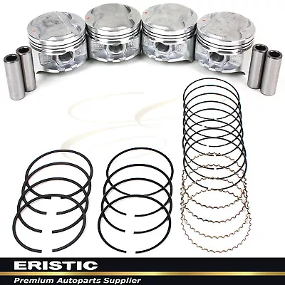 86-99 Honda 1.6l Zc Dohc Acura Integra D16a1 Pistons Rings Set D16a1 • $75.99