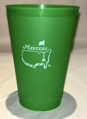 Official Masters Golf Plastic Drink Cup Collectible Undated Green Augusta • $8.99