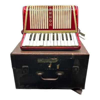Hohner Red Student II N Accordion With Carry Case  • $329.20