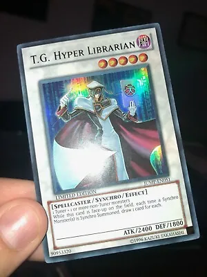Yu-Gi-Oh! - T.G. Hyper Librarian - JUMP-EN051 - M/NM - Ultra Rare - PROMO • $49.90