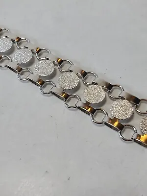 Vintage Sarah Coventry Bracelet 7  Silver Tone Signed Jewelry Womens Ladies • $14.99