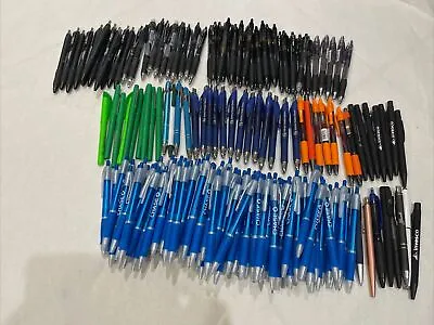 Lot Of 200 Misprint Plastic/Metal/Gel/Stylus Retractable Ball Point Pens NEW LOT • $46.99