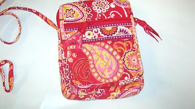 Vera Bradley Raspberry Fizz Mini Hipster Crossbody 8 X 6.5 X 1 EUC • $15.95