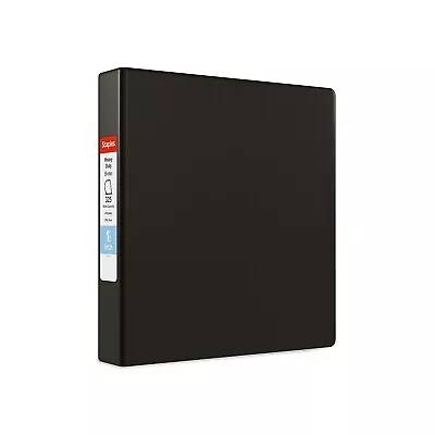 Staples Heavy Duty 1 1/2  3-Ring Non-View Binder Black (24650) 56238-CC/24650 • $11.32