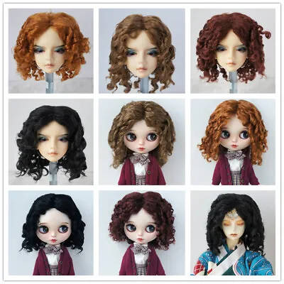 JD001 1/6 1/4 1/3 Curly BJD Wig MSD SD Blythe Doll Hair For All Sizes Doll Wigs  • $23.19