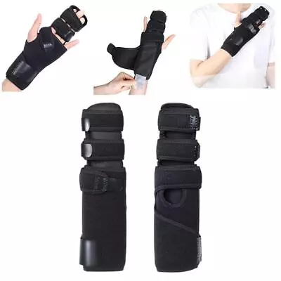 Wrist Brace Hand Support Finger Splint With Three Sturdy Fastening Straps Women • £12.78