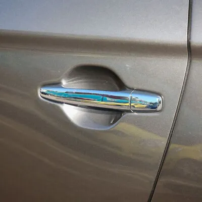 For Mitsubishi Outlander Sport Lancer ASX W/o Keyless Chrome Door Handle Covers • $17.42