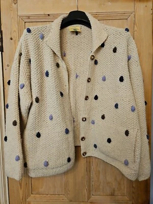 £29.99 • Buy Vintage Pachamama 100% Wool Cardigan. 