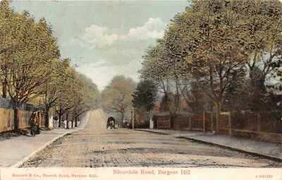 £10 • Buy POSTCARD  BURGESS HILL - SILVERDALE ROAD  -    C 1905