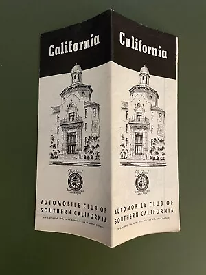 Mapsaaaaacautomotive Club Of Southern California1942road Mapacscvintage • $24.95