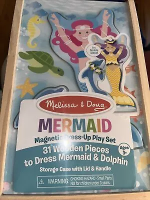 Melissa And Doug Mermaid Magnetic Dress-Up Play Set ~ New • $10.90