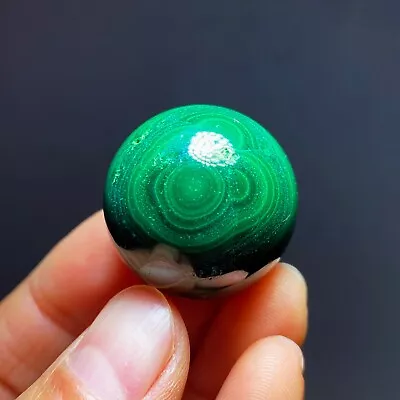 25mm Natural Green Malachite Polished Sphere Ball Reiki Healing B001 • $16.99