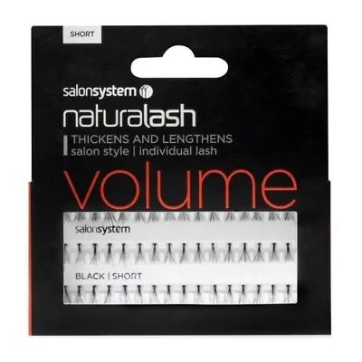 Salon System Individual Lashes Black - Short • £5.25